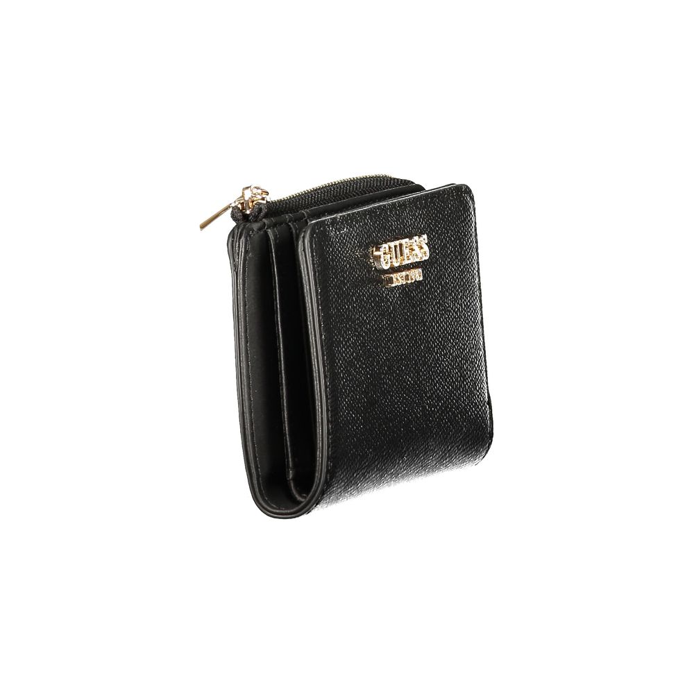 Guess Jeans Geldbörse aus schwarzem Polyethylen