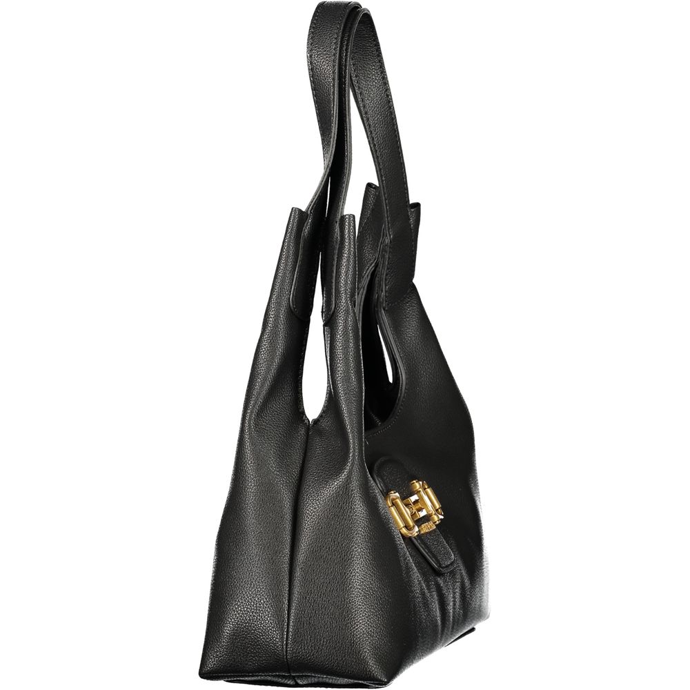 Guess Jeans Schwarze Handtasche aus Polyethylen