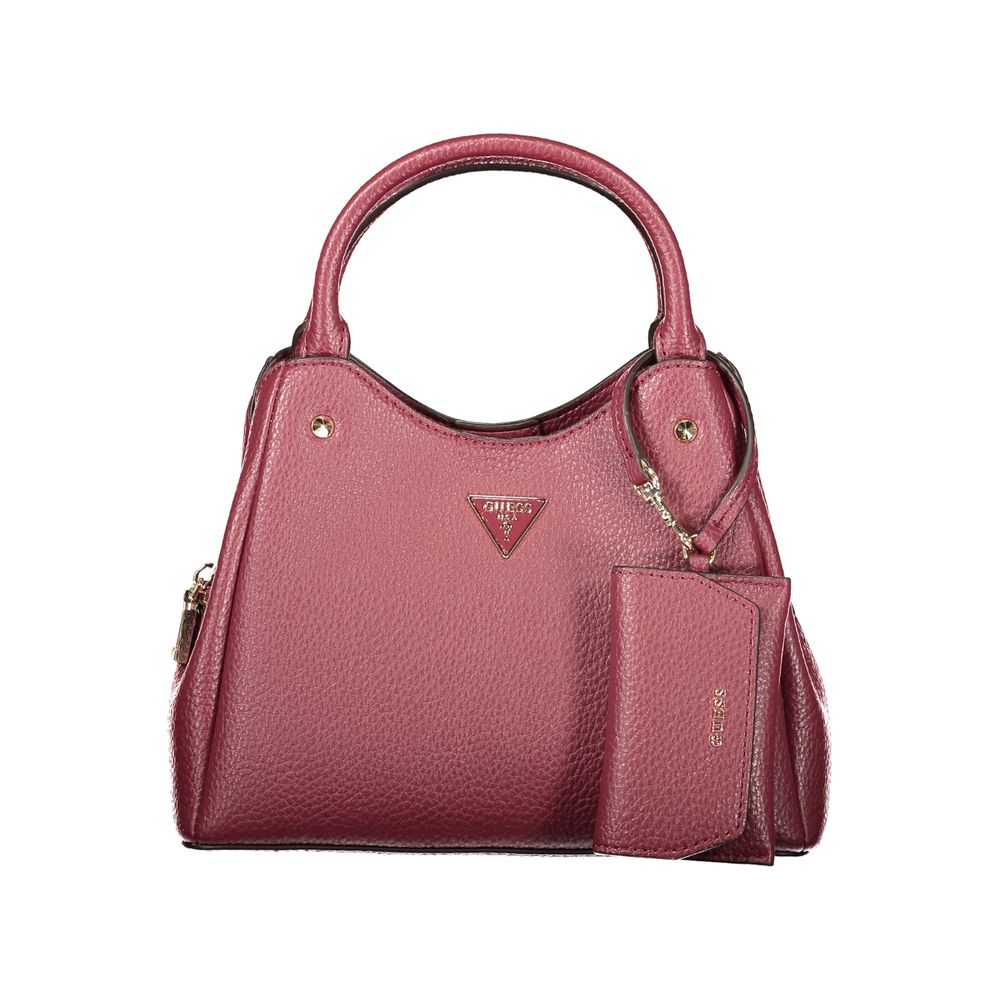 Guess Jeans Handtasche aus rotem Polyethylen