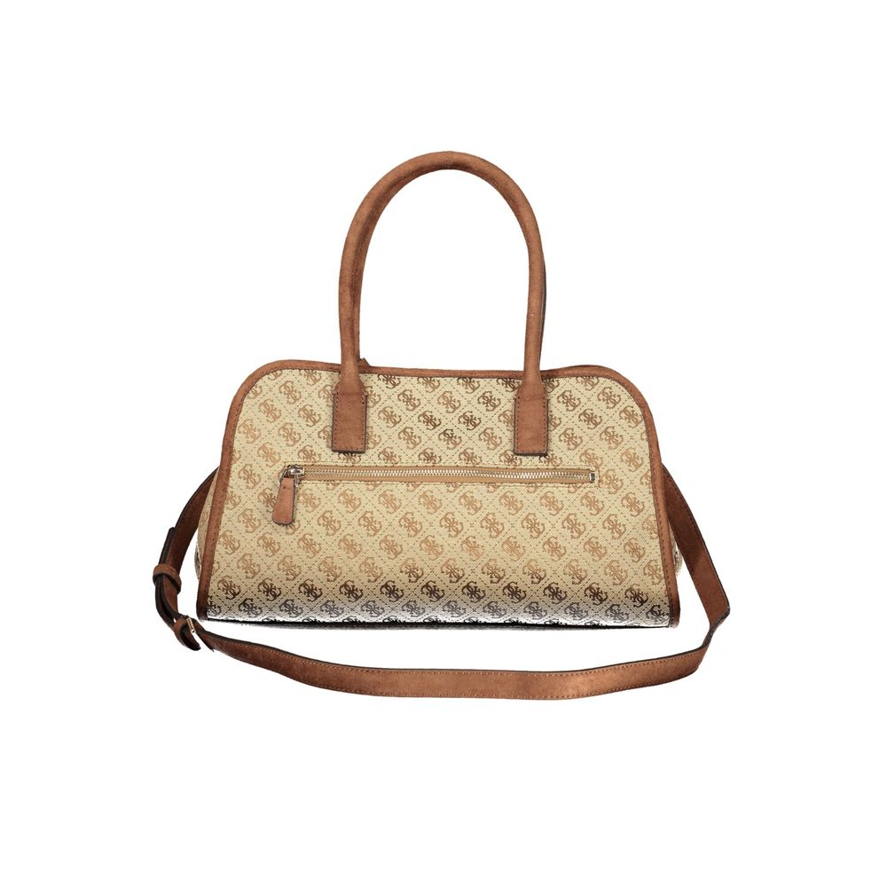 Beige Handtasche aus Polyester von Guess Jeans