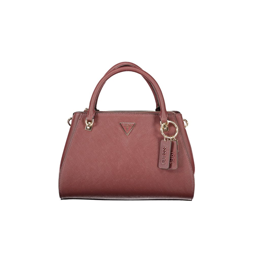 Guess Jeans Braune Handtasche aus Polyethylen