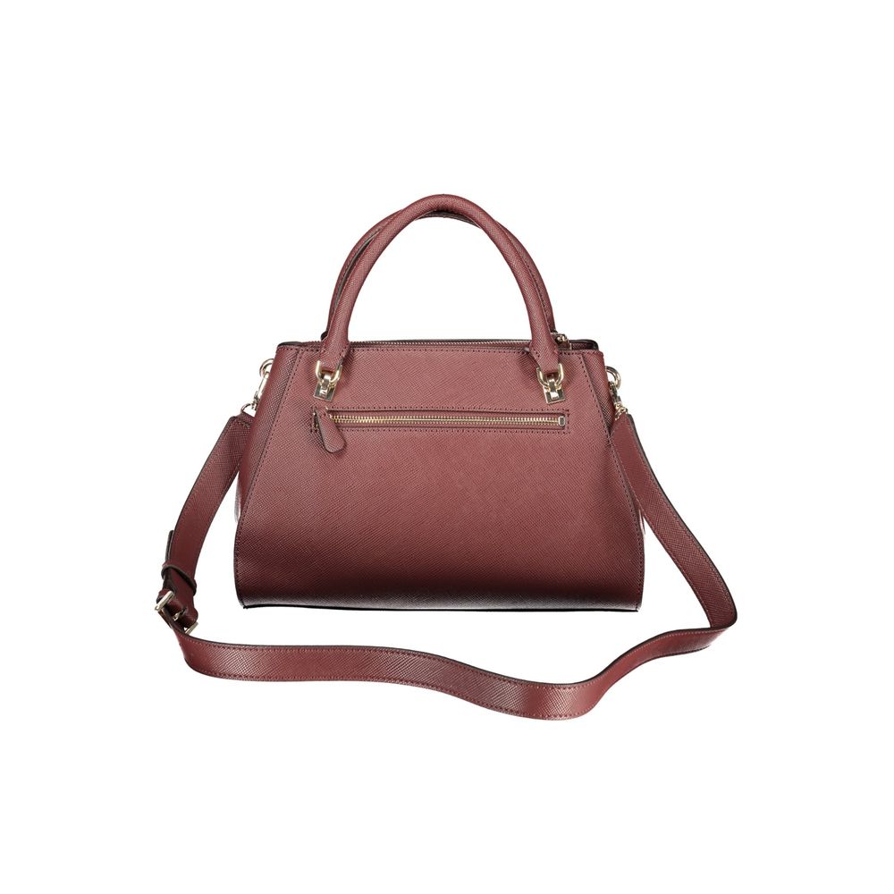 Guess Jeans Braune Handtasche aus Polyethylen