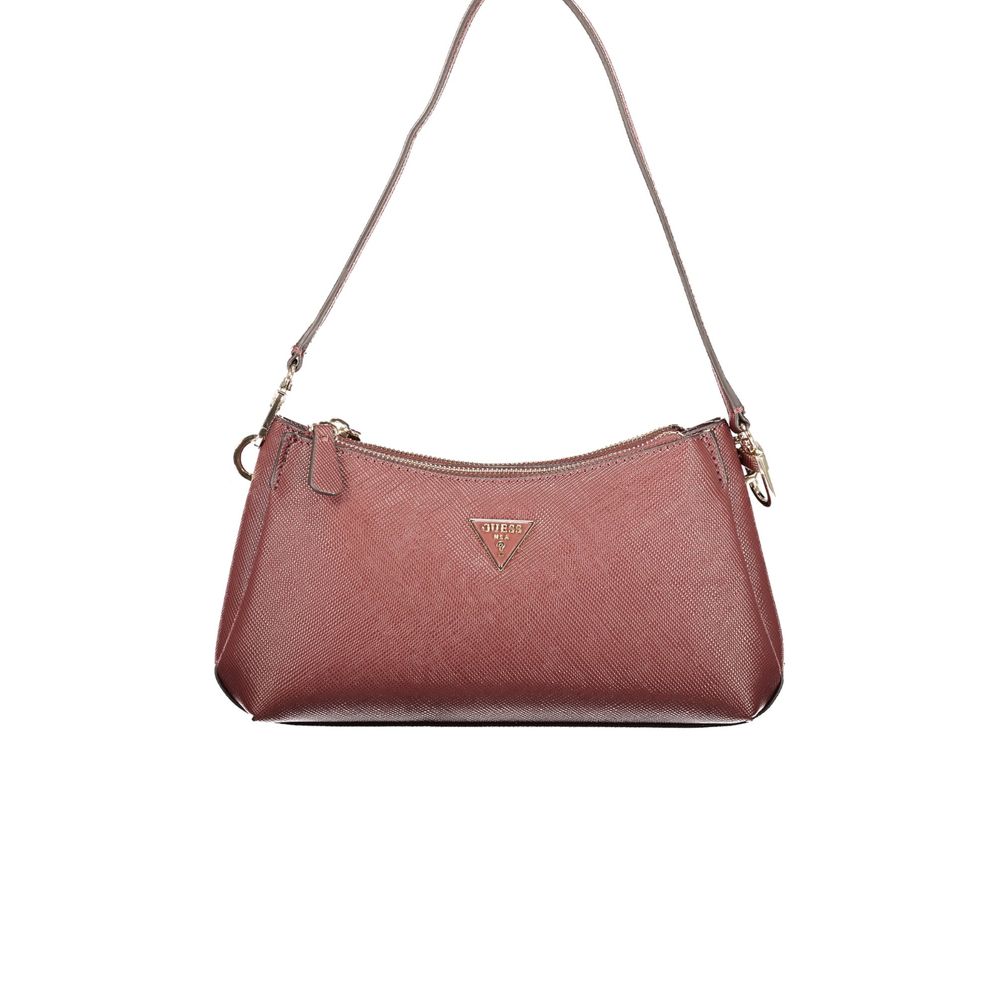 Guess Jeans Braune Handtasche aus Polyethylen