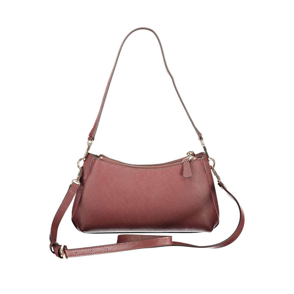 Guess Jeans Braune Handtasche aus Polyethylen