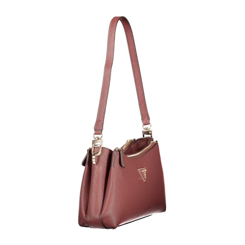 Guess Jeans Braune Handtasche aus Polyethylen