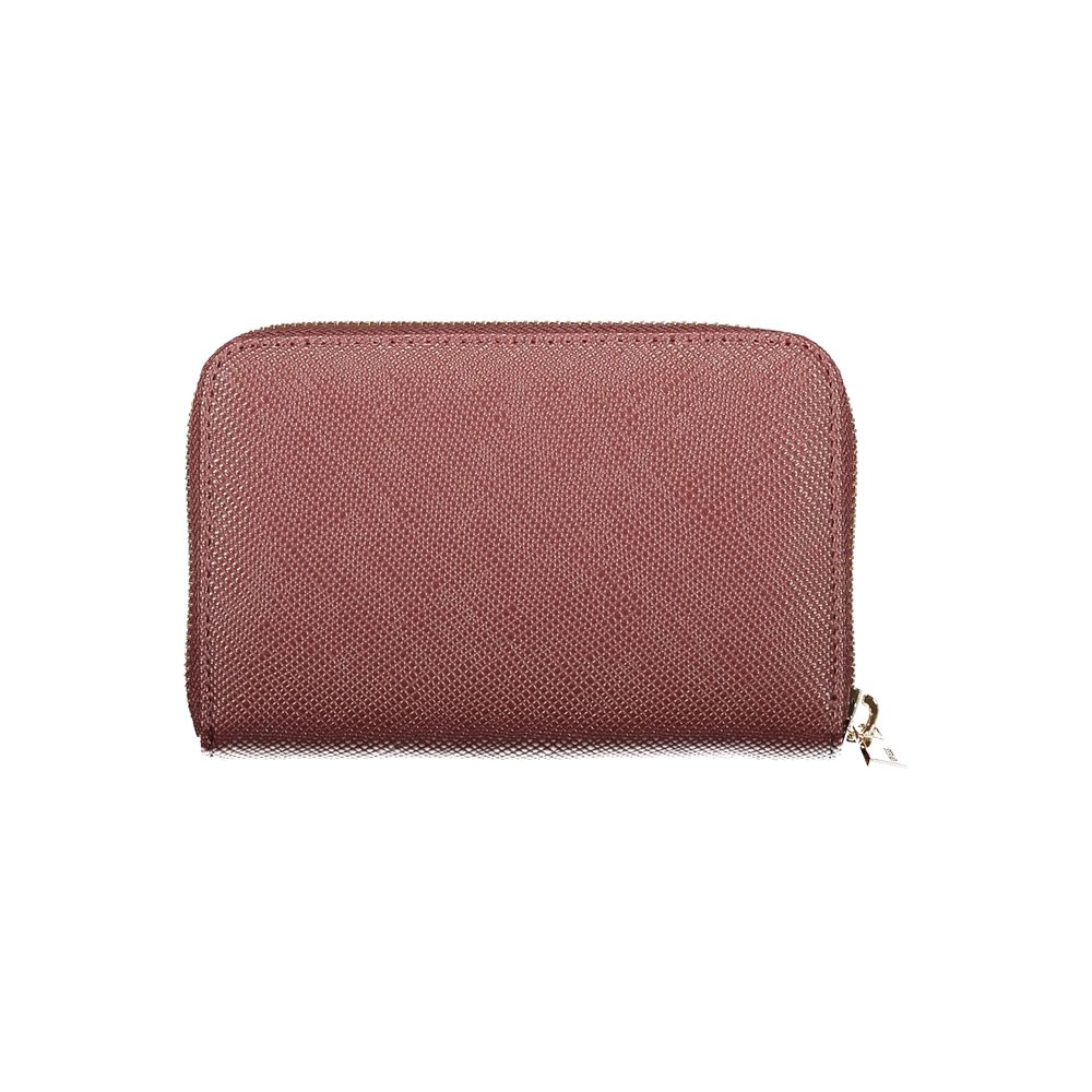 Braune Polyethylen-Geldbörse von Guess Jeans