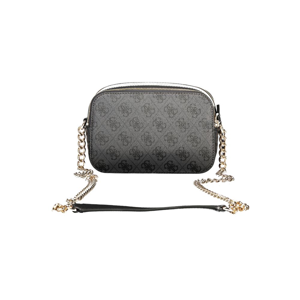 Guess Jeans Schwarze Handtasche aus Polyethylen