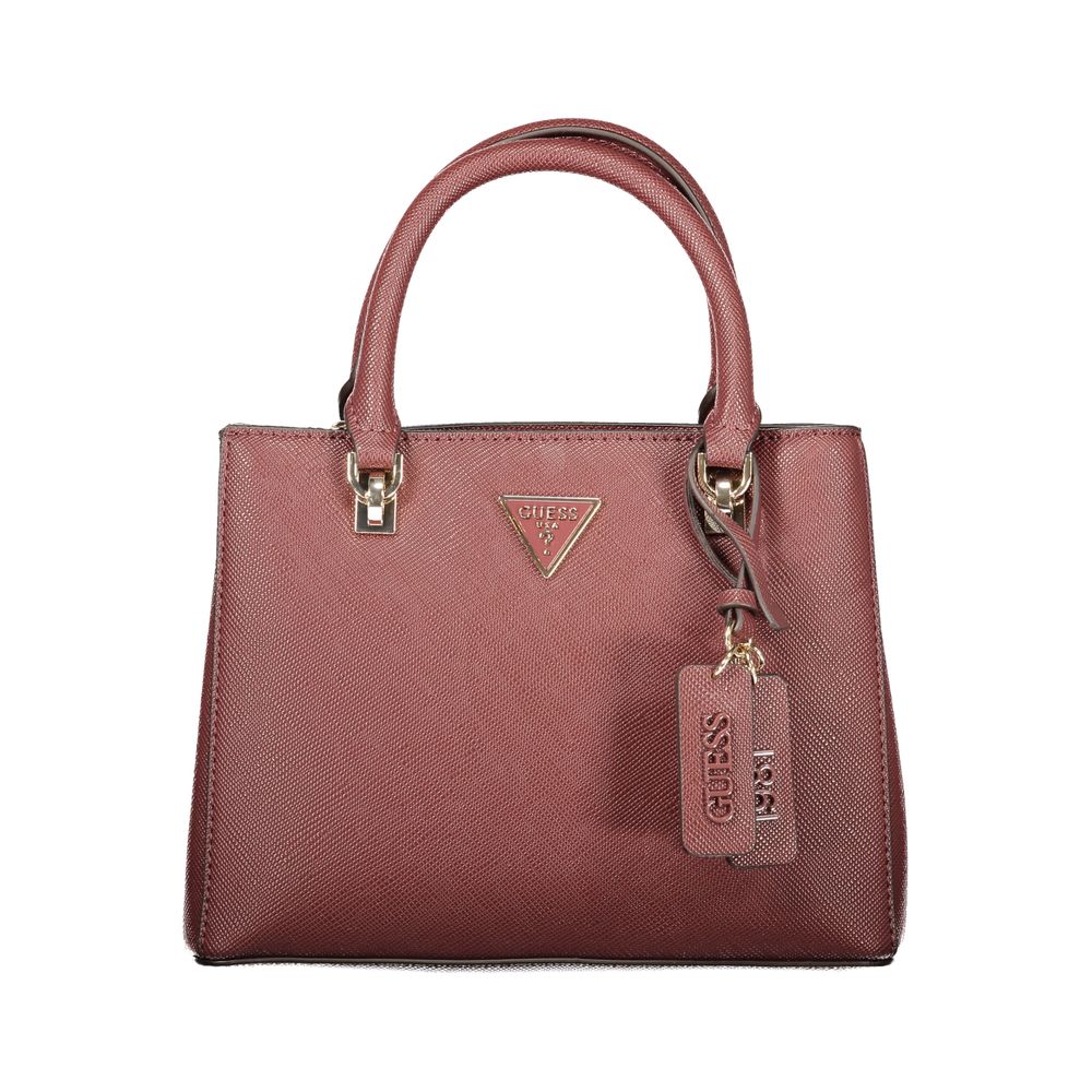 Guess Jeans Braune Handtasche aus Polyethylen