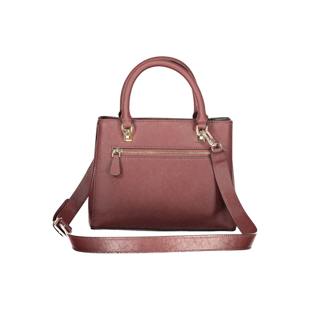 Guess Jeans Braune Handtasche aus Polyethylen