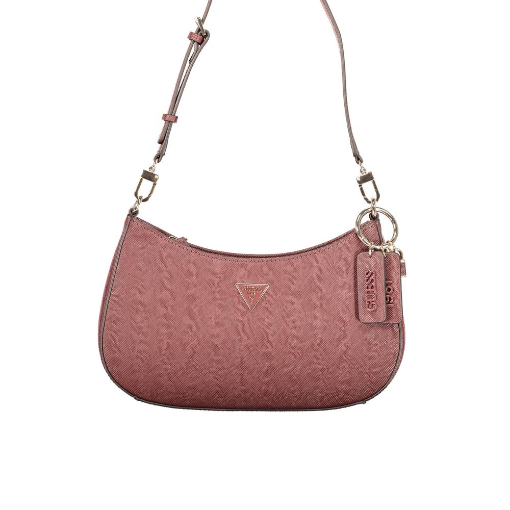 Guess Jeans Braune Handtasche aus Polyethylen