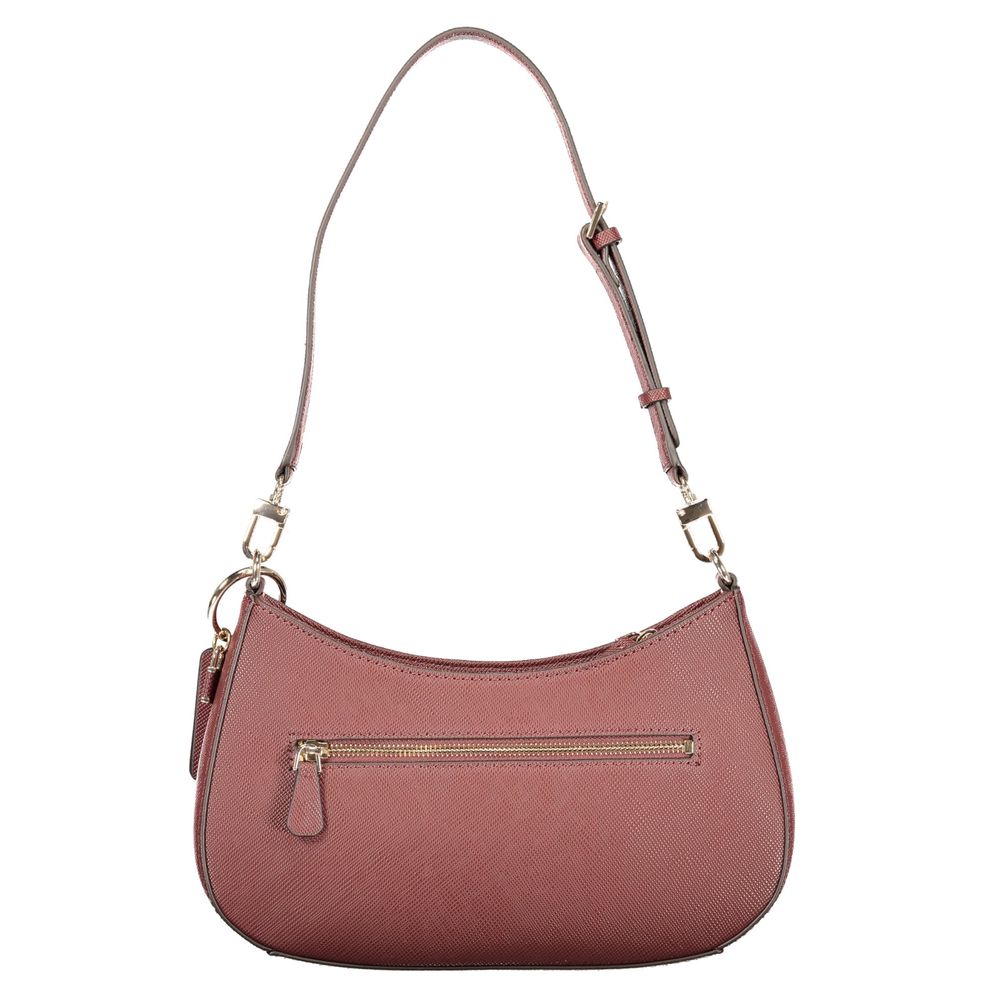 Guess Jeans Braune Handtasche aus Polyethylen