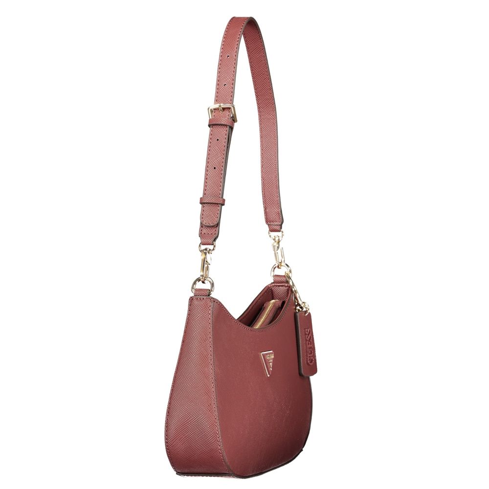 Guess Jeans Braune Handtasche aus Polyethylen