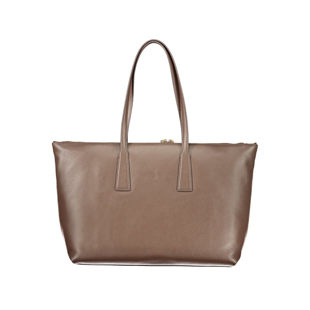 Damenhandtasche aus braunem Leder von Furla