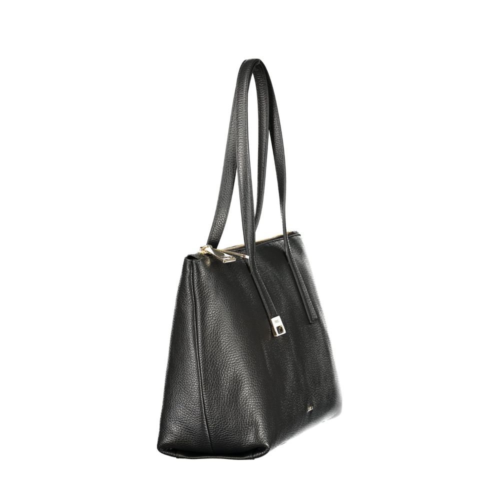 Schwarze Damentasche aus Leder von Furla