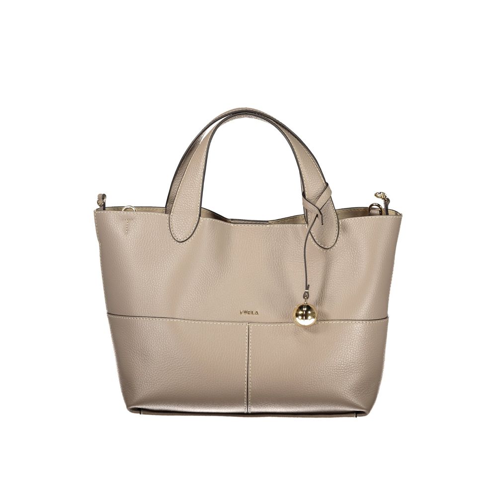 Furla Gray Leather Women's Bag