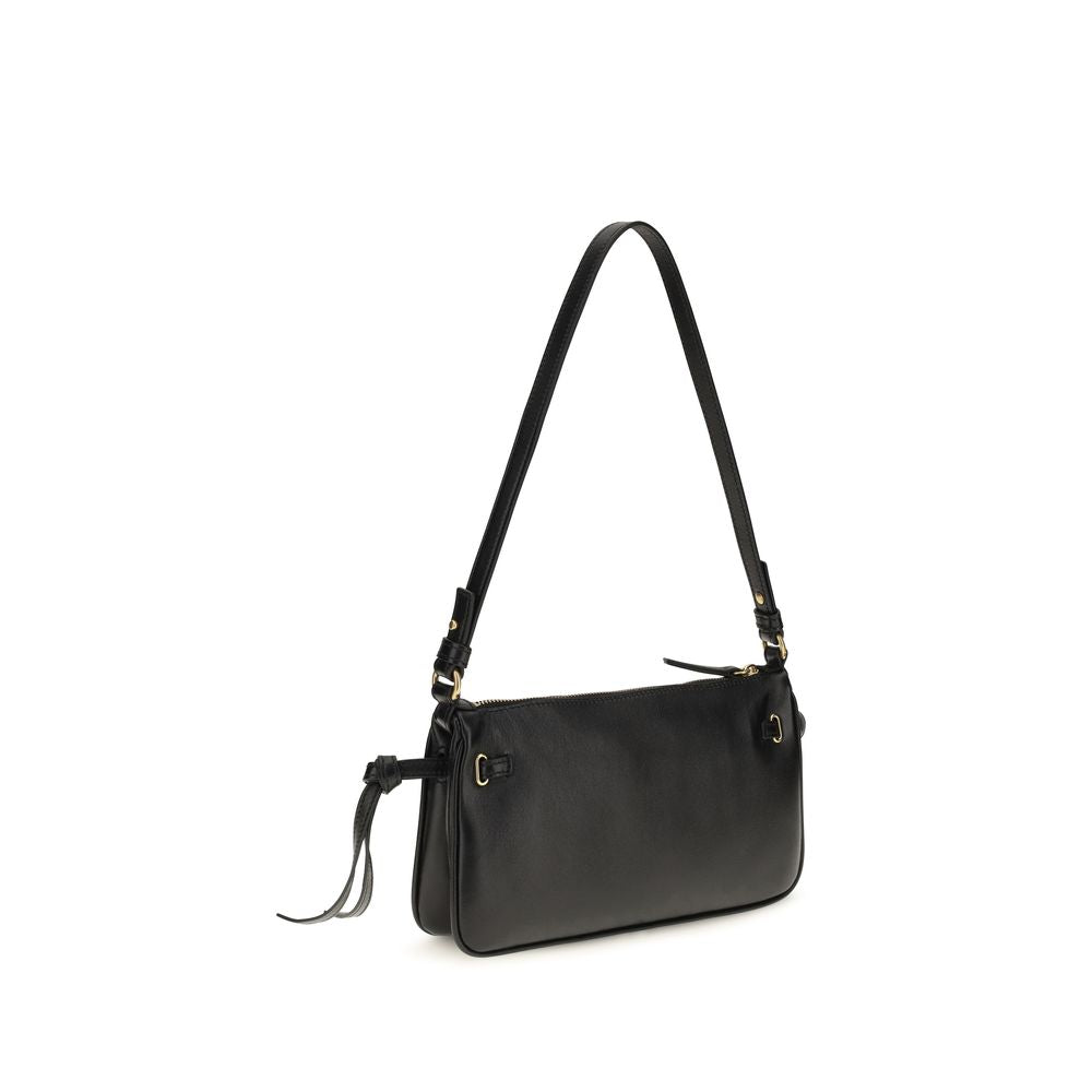 Chloé Schultertasche aus schwarzem Kalbsleder (Bos Taurus)