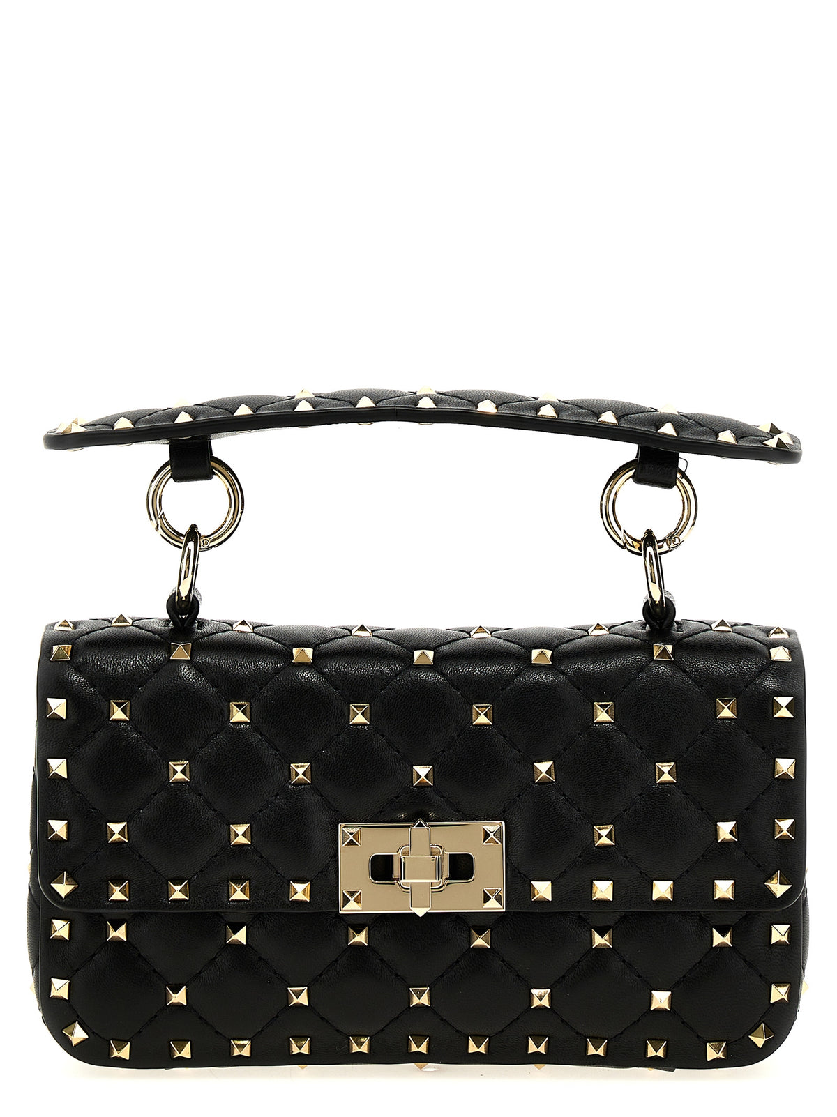Valentino Garavani Handtasche aus schwarzem Lammleder