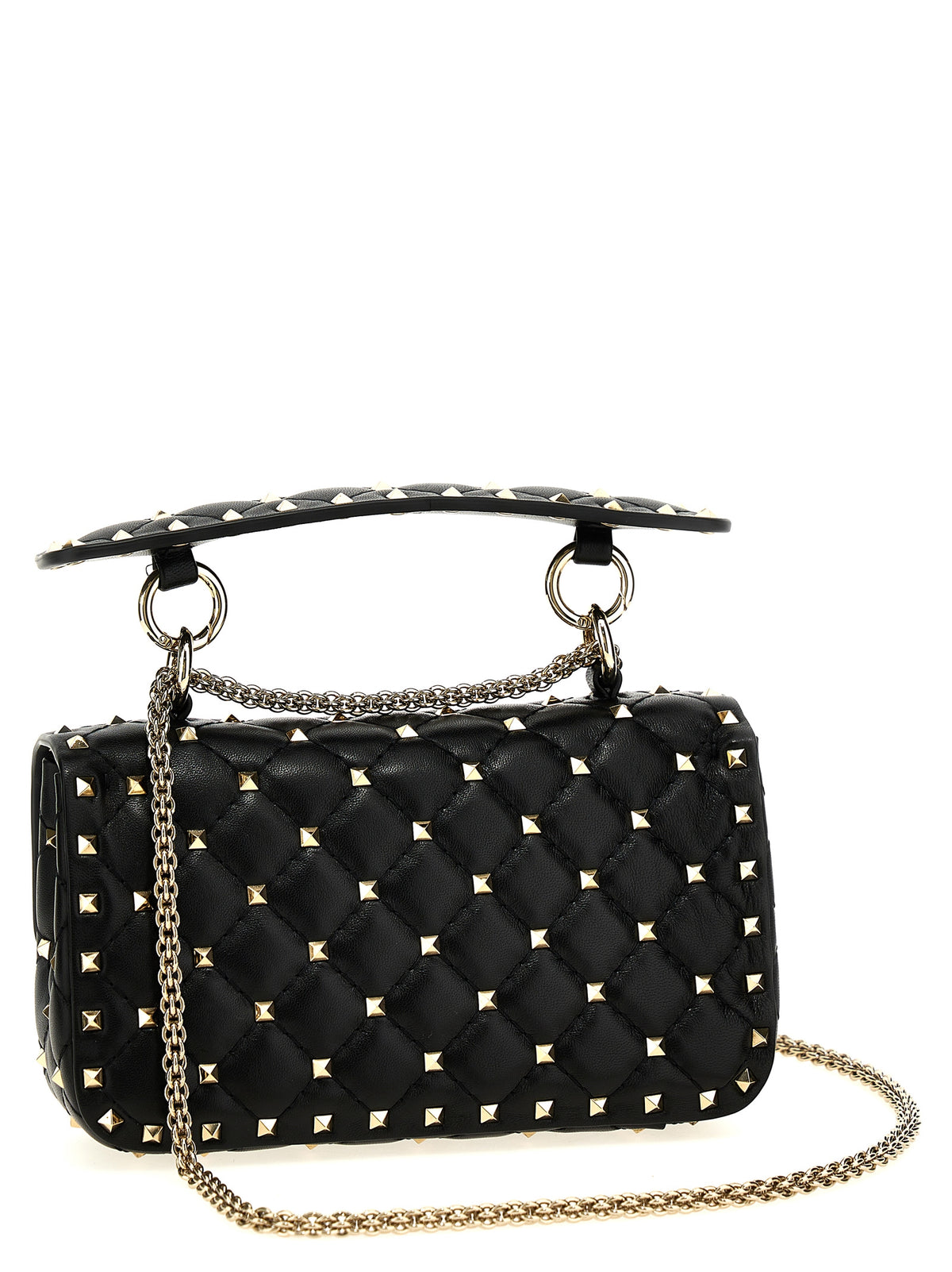 Valentino Garavani Handtasche aus schwarzem Lammleder