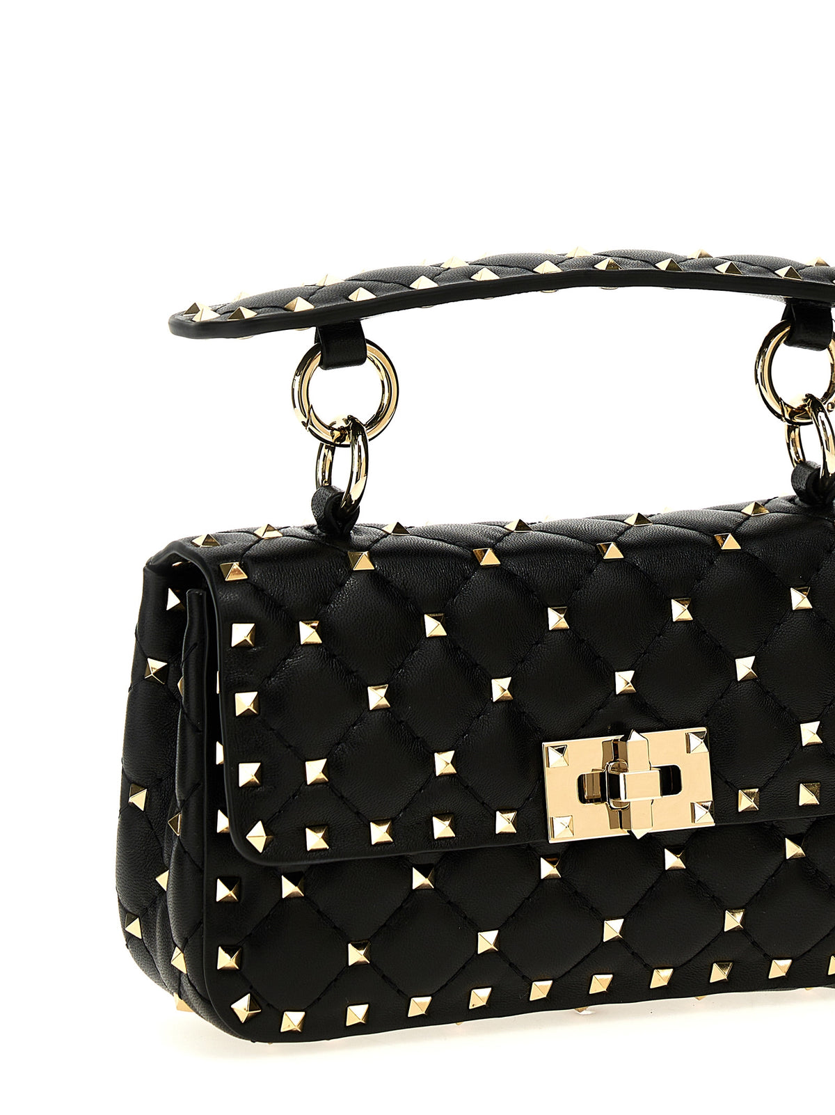 Valentino Garavani Handtasche aus schwarzem Lammleder