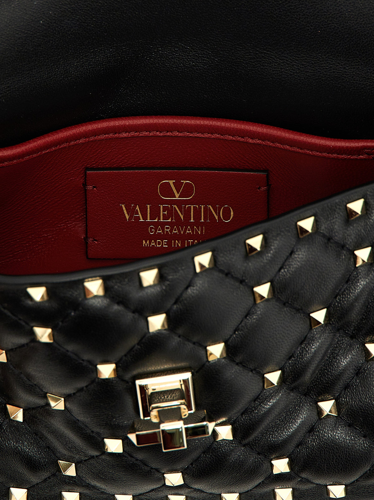 Valentino Garavani Handtasche aus schwarzem Lammleder