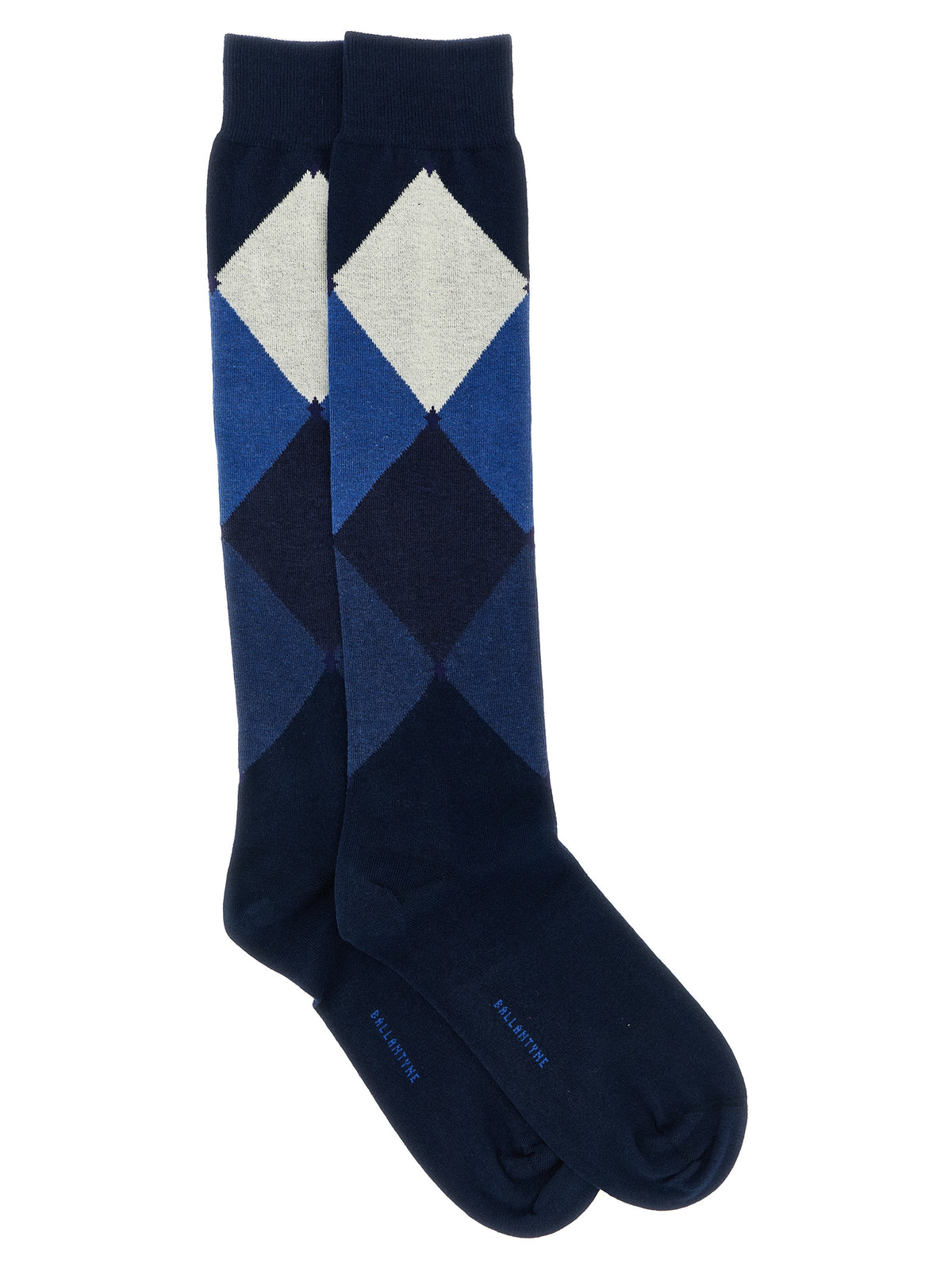 Ballantyne Blaue Baumwollsocken