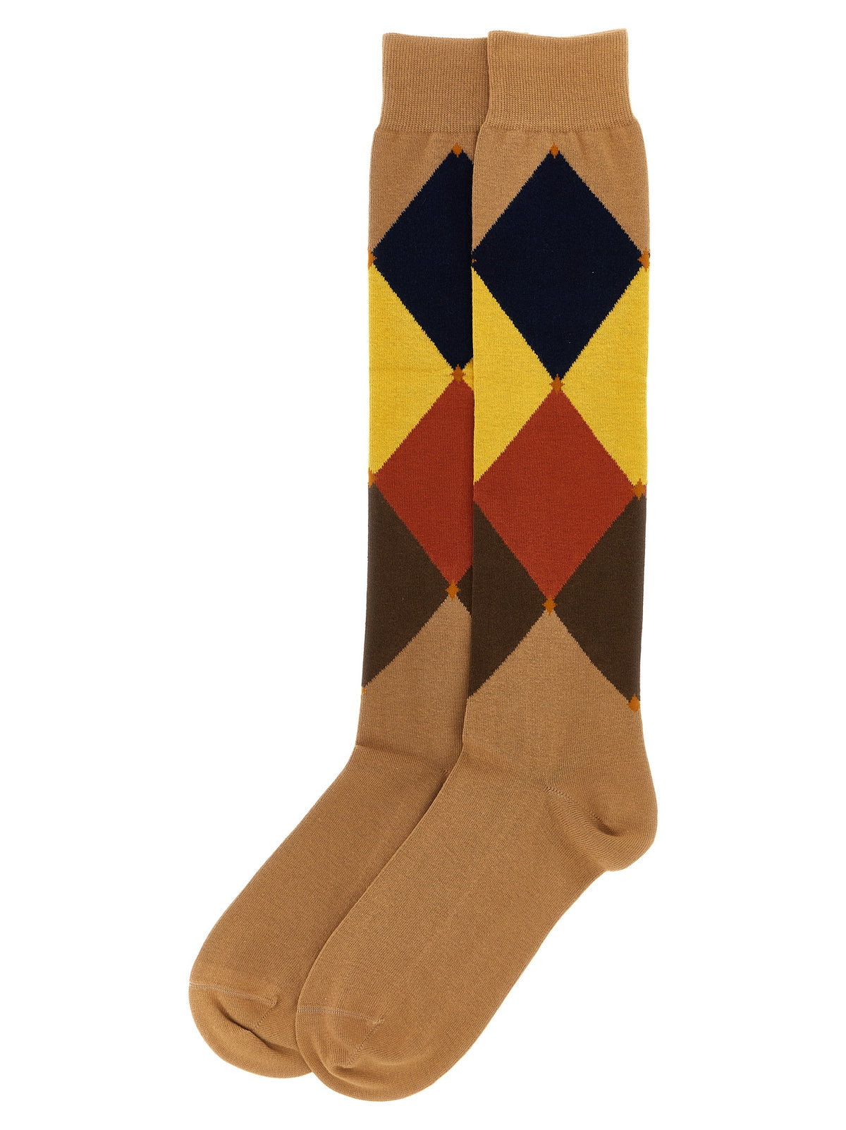 Ballantyne Braune Baumwollsocken