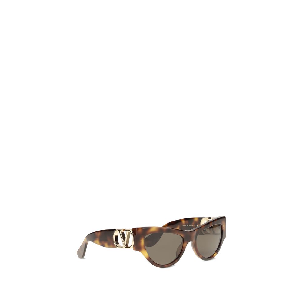 Valentino Garavani Sonnenbrille aus braunem Azetat