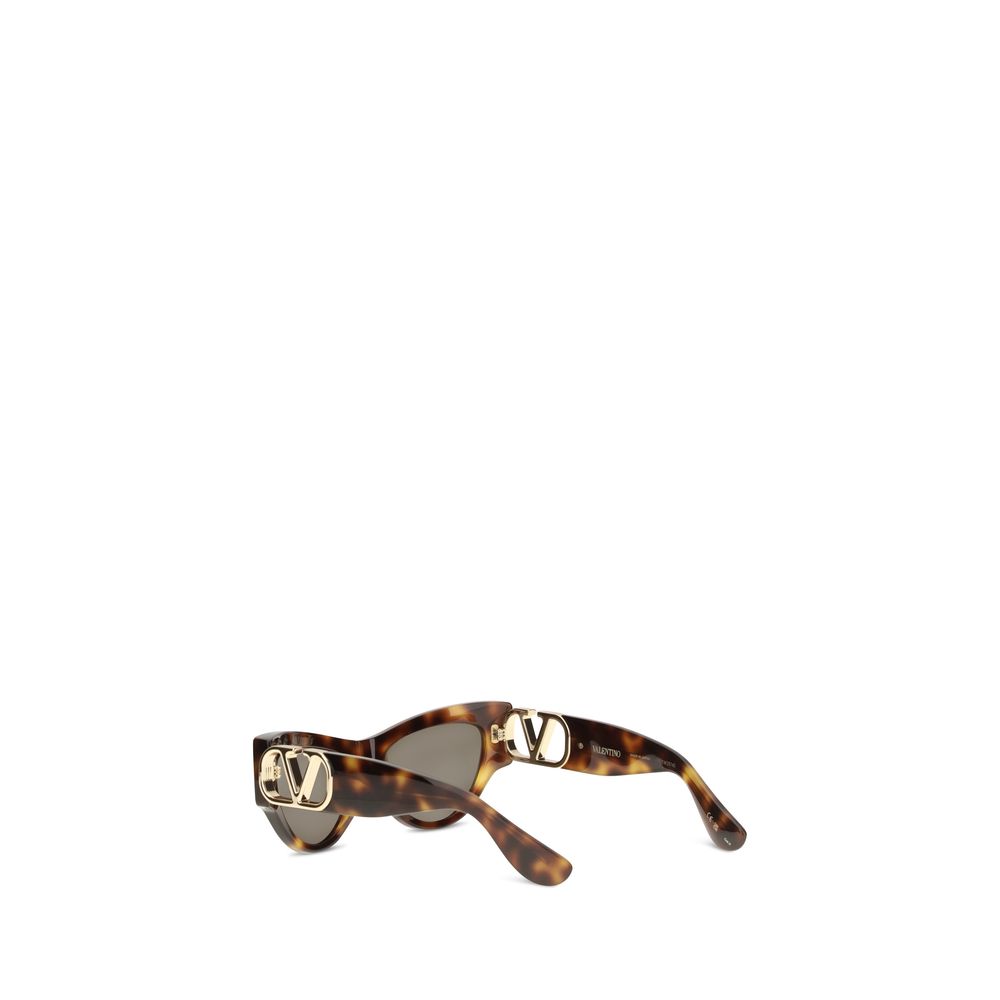 Valentino Garavani Sonnenbrille aus braunem Azetat