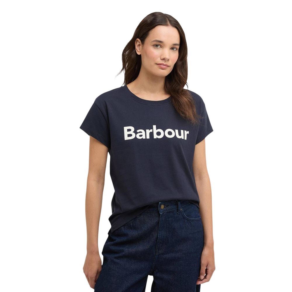 Barbour Blue Cotton T-Shirt