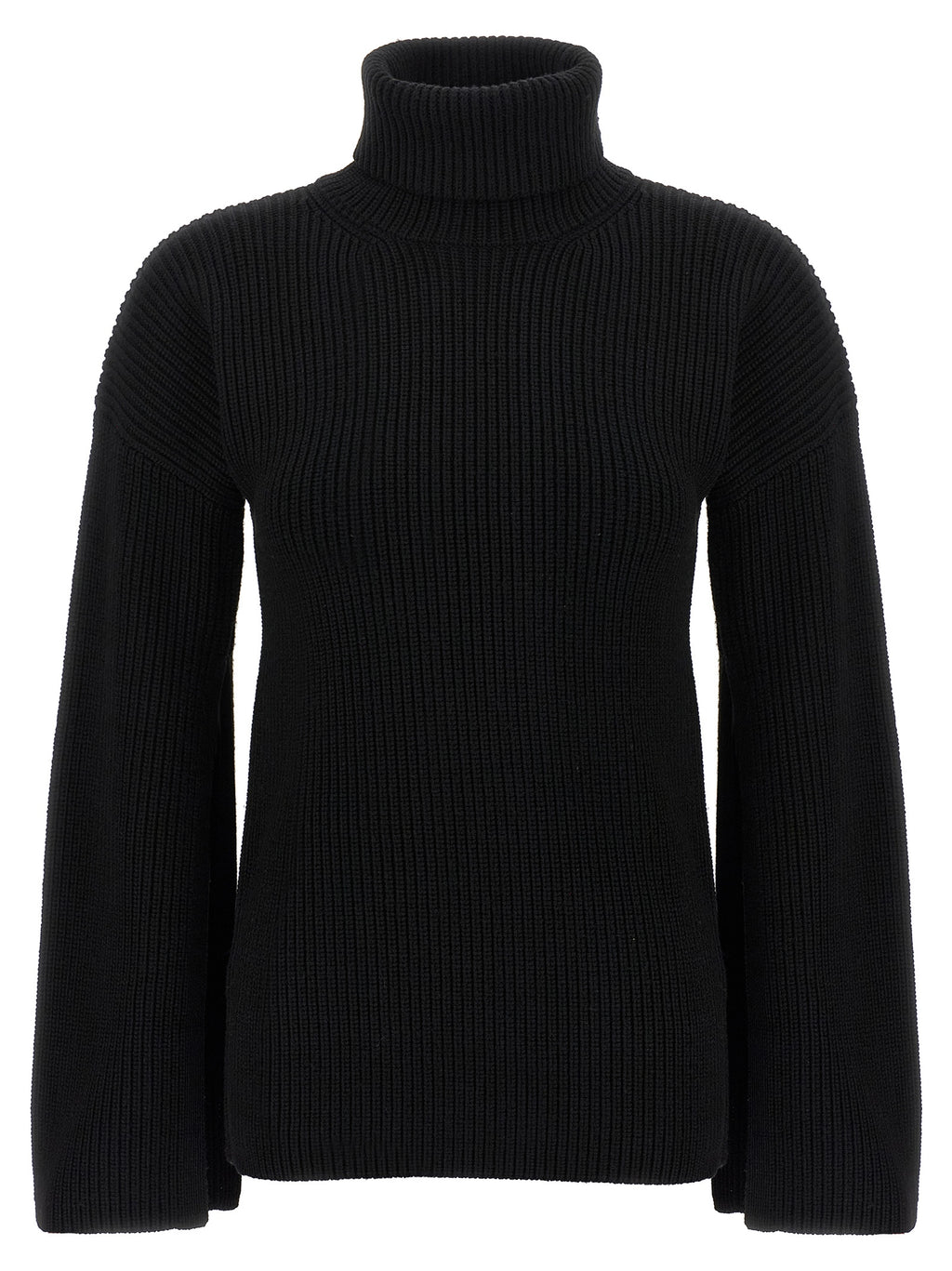 TOTEME Black Wool Cardigan