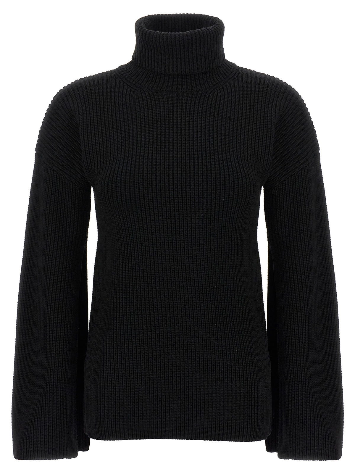 TOTEME Black Wool Cardigan