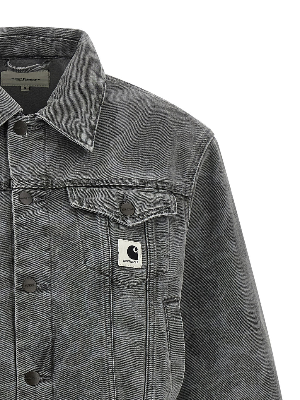 Carhartt Wip Gray Organic Cotton Denim Jacket