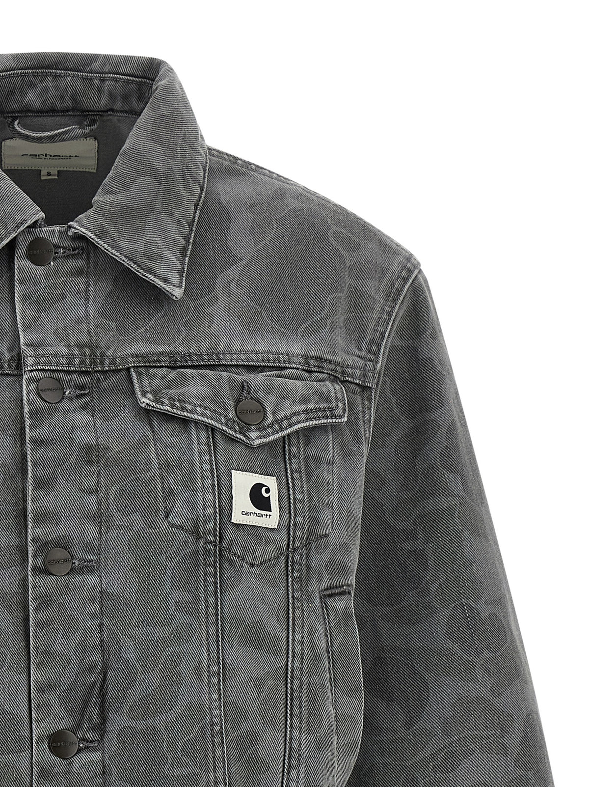Carhartt Wip Gray Organic Cotton Denim Jacket