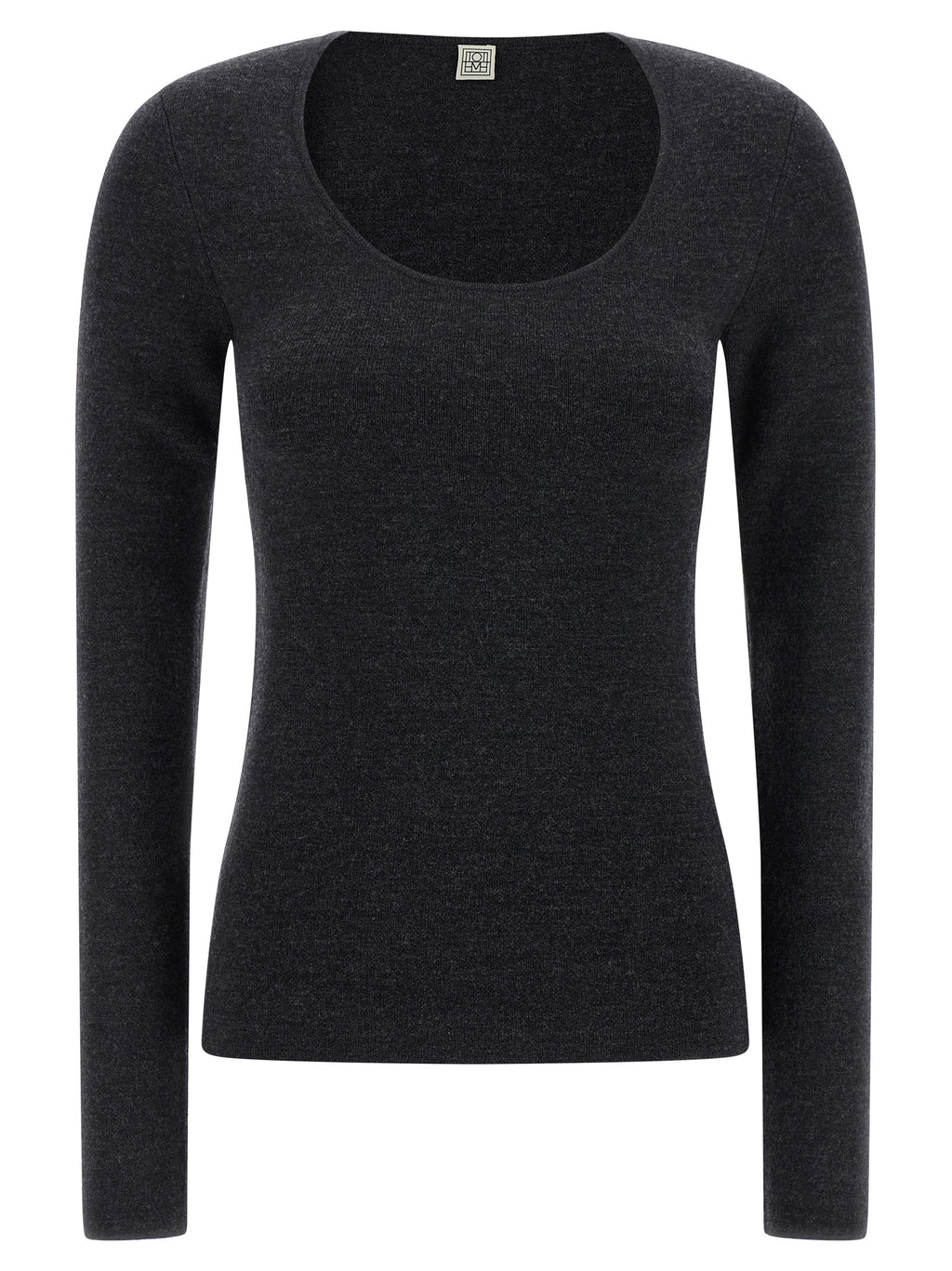TOTEME Gray Viscose Cardigan