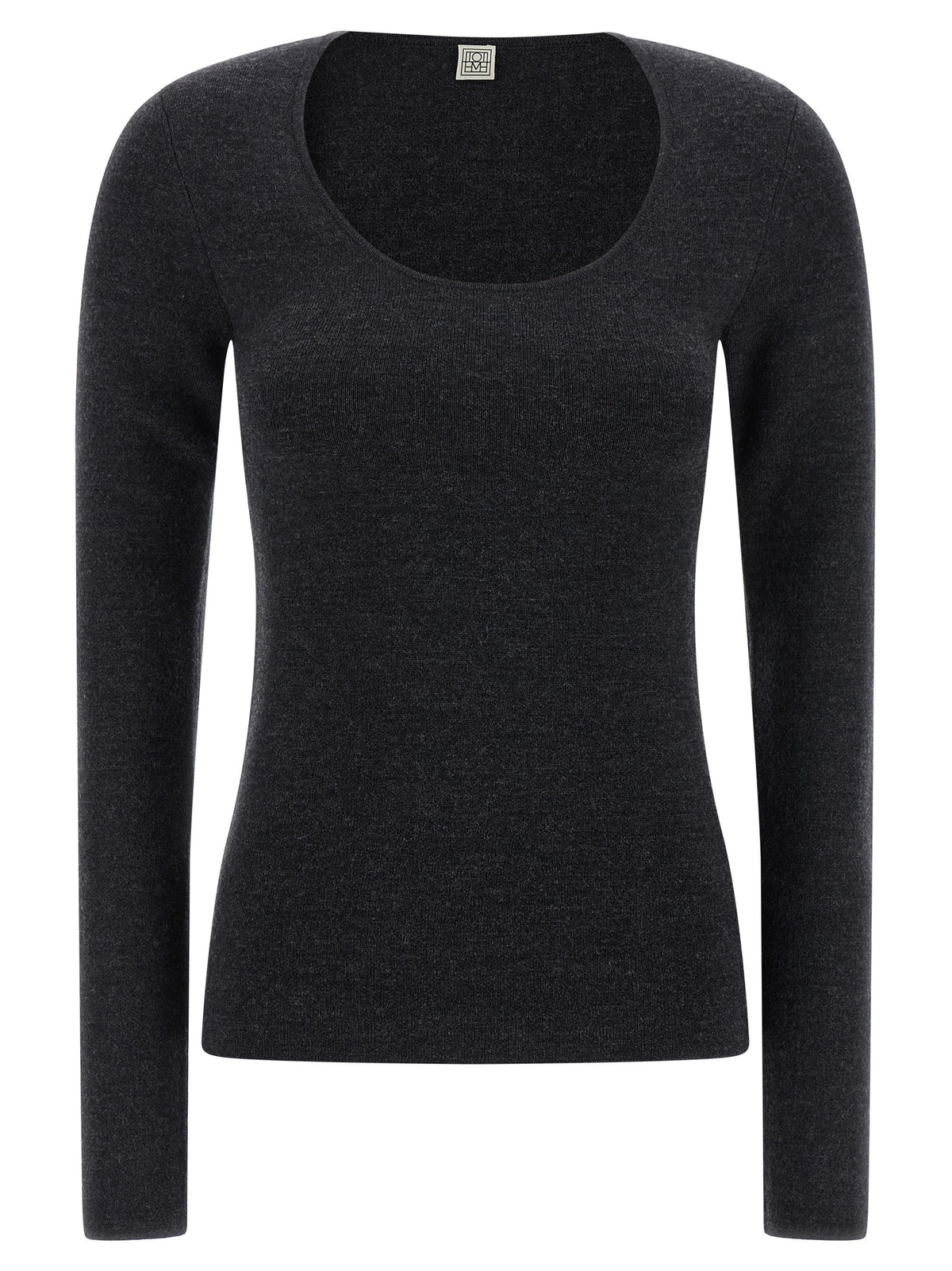 TOTEME Gray Viscose Cardigan