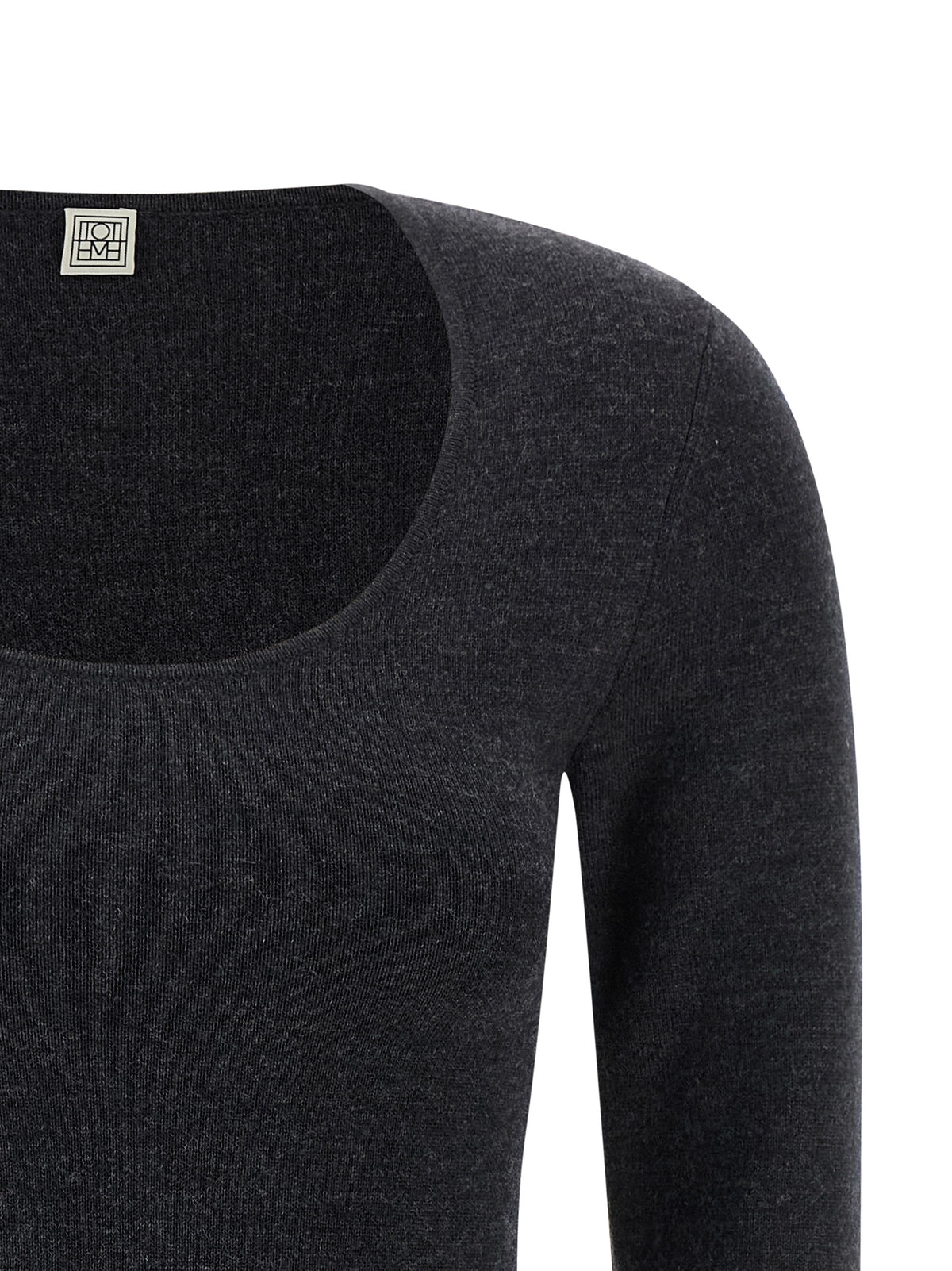 TOTEME Gray Viscose Cardigan