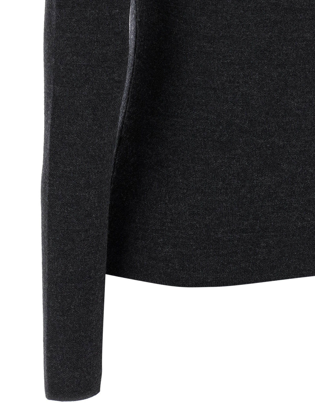 TOTEME Gray Viscose Cardigan