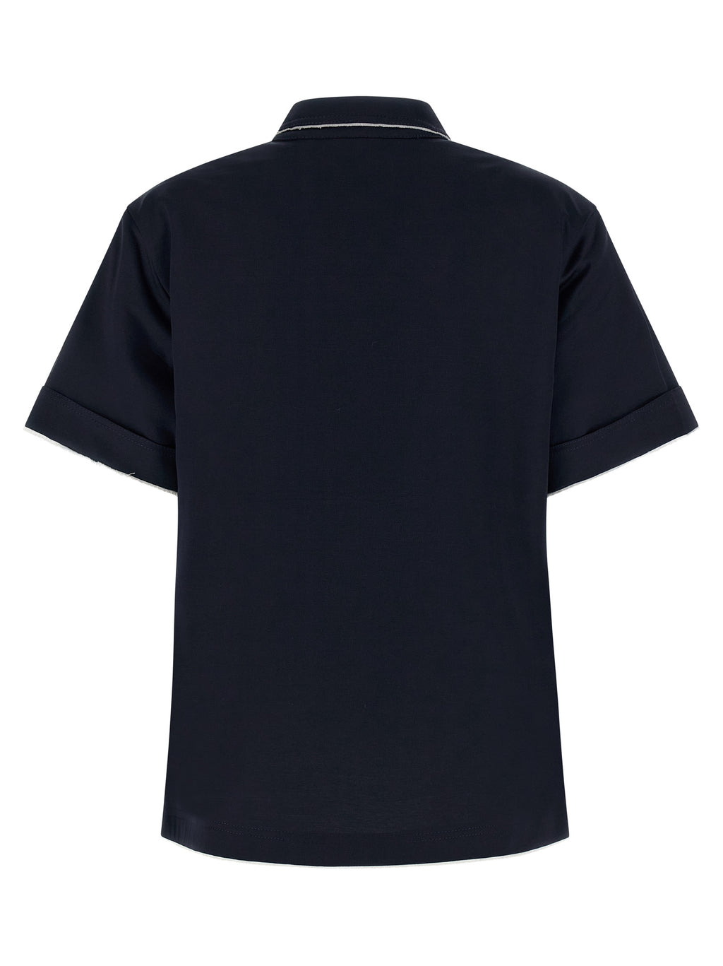 Prada Blue Cotton Polo Shirt