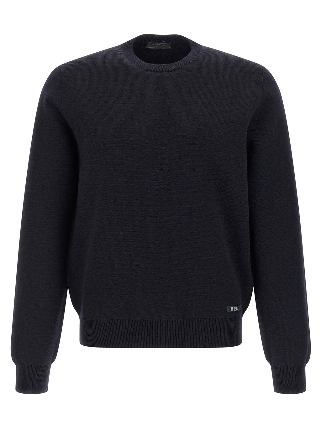 Prada Blue Virgin Wool Cardigan