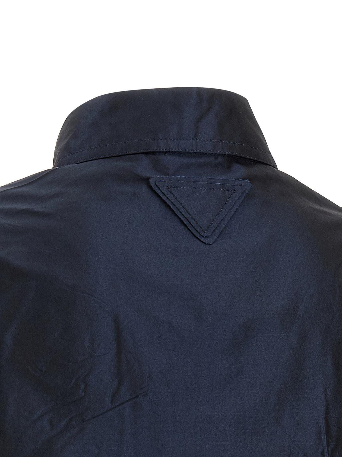 Prada Blue Silk Blouse