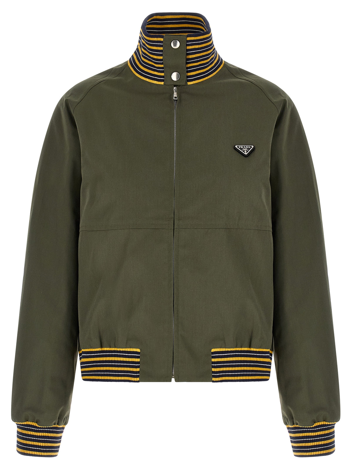 Prada Bicolor Polyester Bomber