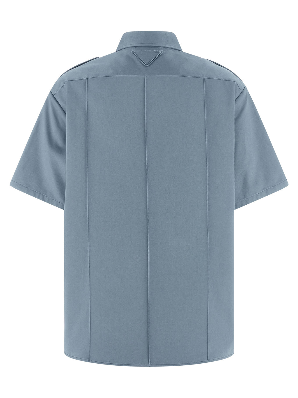 Prada Blue Cotton Blouse