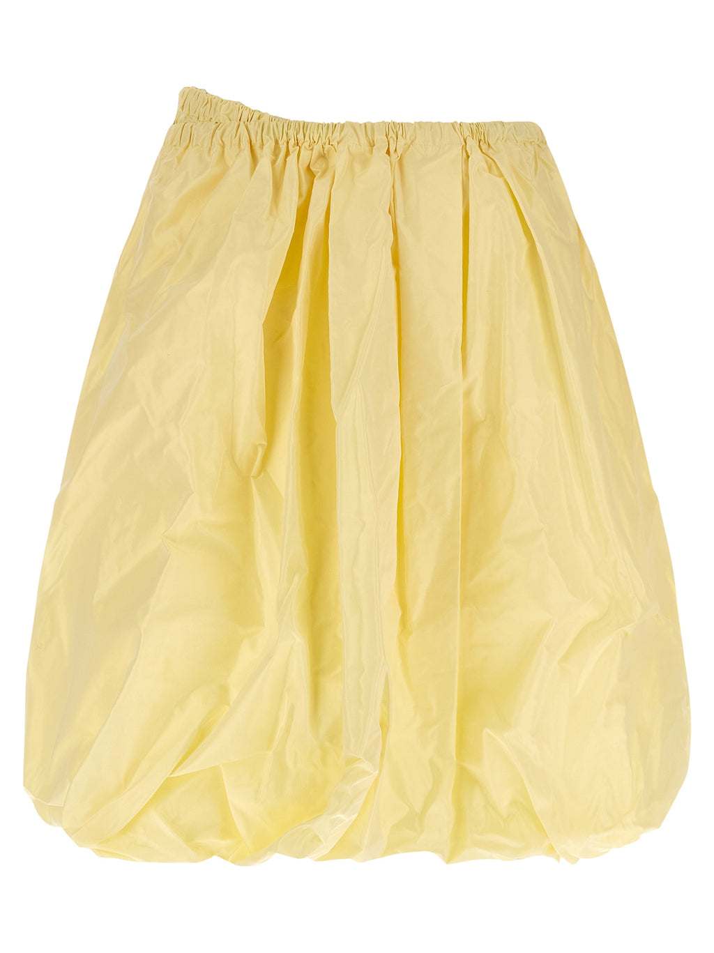 Prada Multicolor Silk Midi Skirt