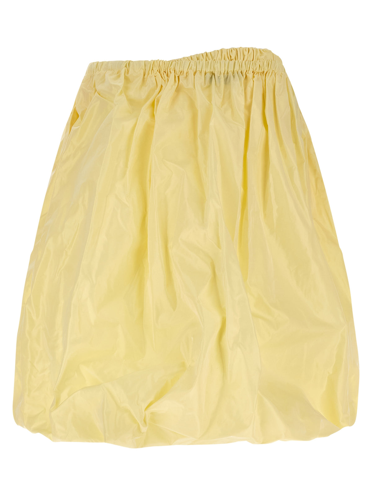 Prada Multicolor Silk Midi Skirt