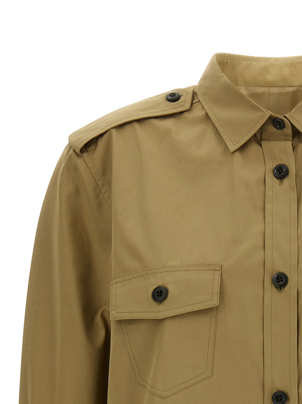 Prada Brown Cotton Blouse