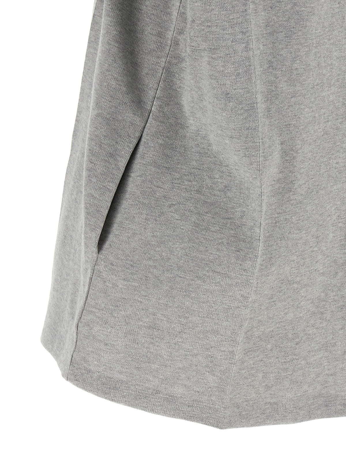 Miu Miu Gray Cotton Short Dress