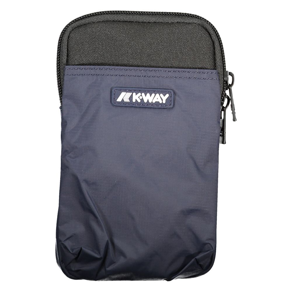 K-WAY Blu Polyester Men Shoulder Bag
