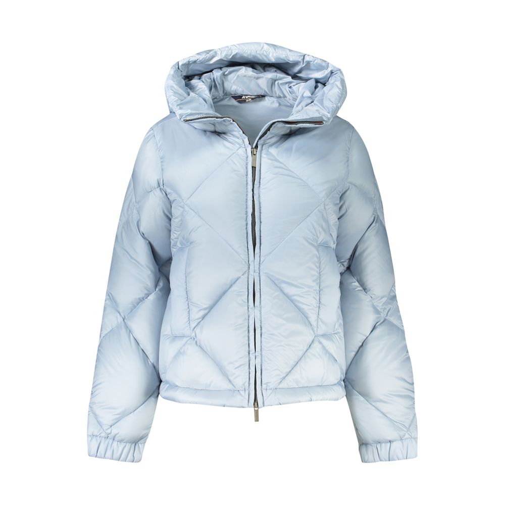 K-WAY Azzurro Polyester Women's Jacket