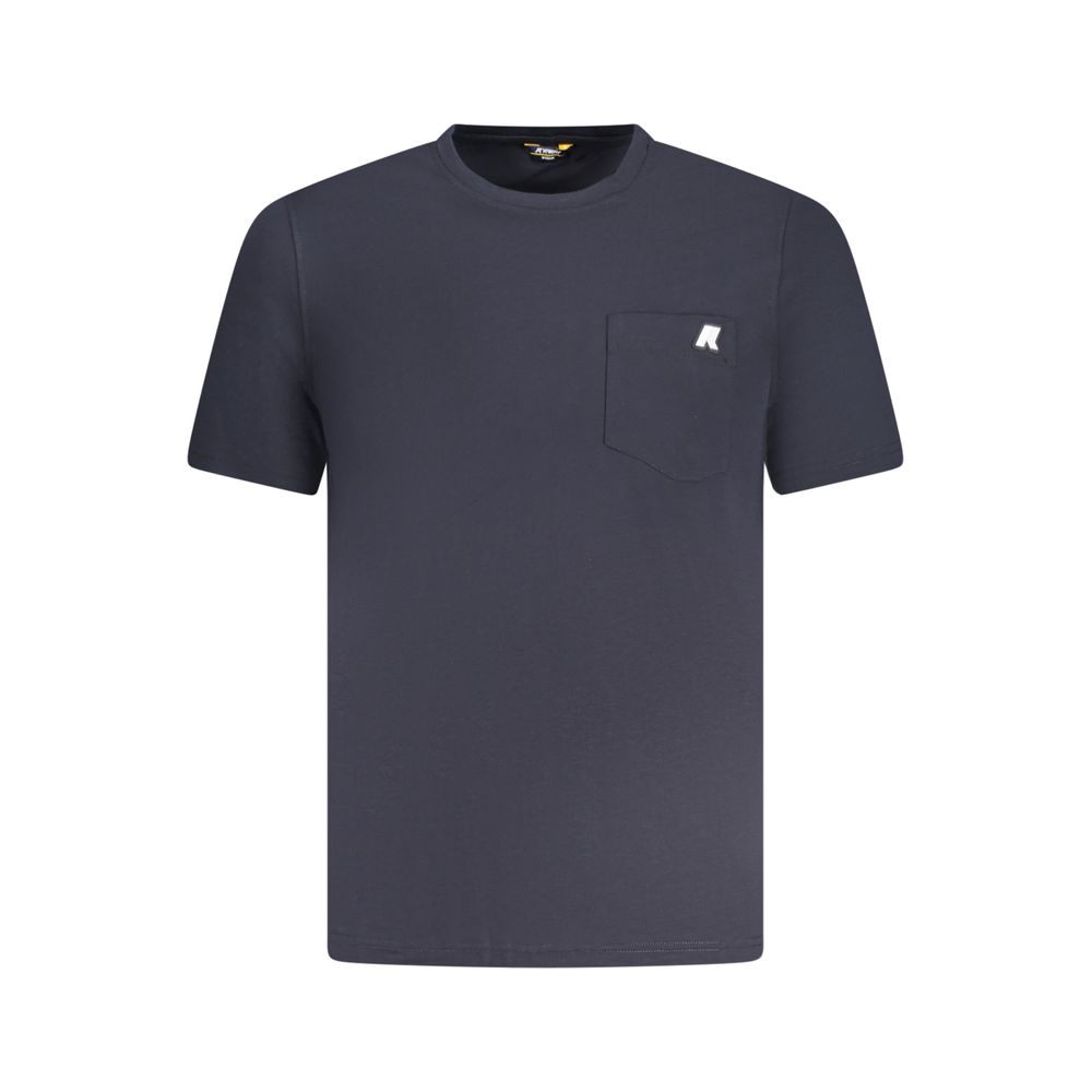 K-WAY Blu Cotton Men T-Shirt
