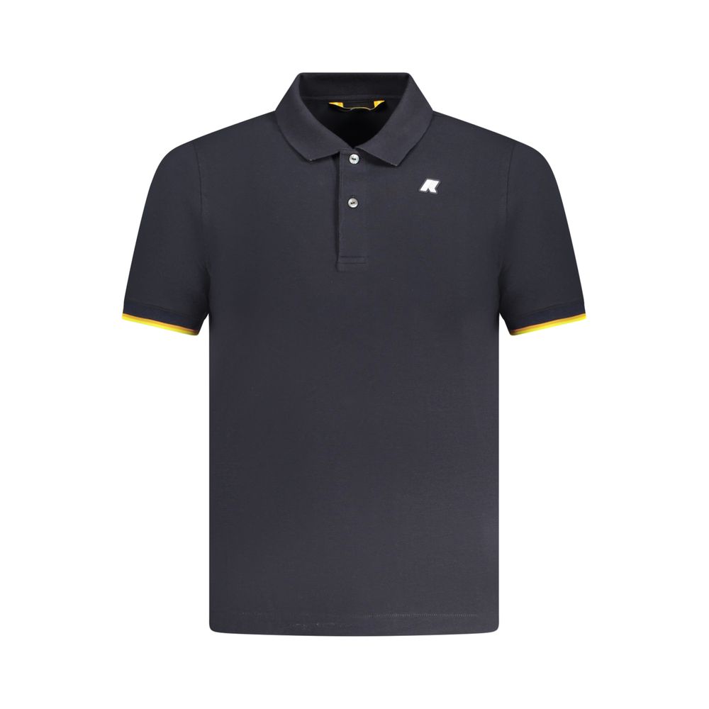 K-WAY Blue Cotton Men Polo